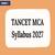TANCET MCA Syllabus 2026: Subject-Wise Topics, Exam Pattern, Marking Scheme